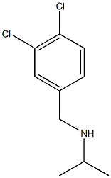 [(3,4-dichlorophenyl)methyl](propan-2-yl)amine Structure