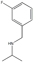  [(3-fluorophenyl)methyl](propan-2-yl)amine