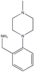 [2-(4-methylpiperazin-1-yl)phenyl]methanamine Struktur