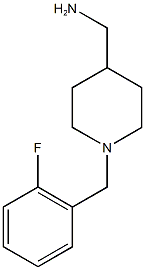 {1-[(2-fluorophenyl)methyl]piperidin-4-yl}methanamine