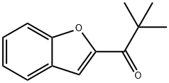 1-(1-benzofuran-2-yl)-2,2-dimethylpropan-1-one, 75566-46-0, 结构式