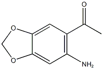 1-(6-amino-2H-1,3-benzodioxol-5-yl)ethan-1-one 结构式