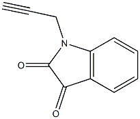 1-(prop-2-yn-1-yl)-2,3-dihydro-1H-indole-2,3-dione Struktur