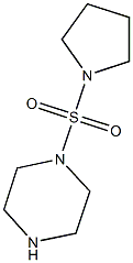 1-(pyrrolidine-1-sulfonyl)piperazine Struktur
