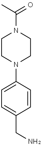 1-{4-[4-(aminomethyl)phenyl]piperazin-1-yl}ethan-1-one