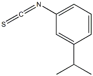 1-isothiocyanato-3-(propan-2-yl)benzene 化学構造式