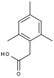 2-(2,4,6-trimethylphenyl)acetic acid Structure