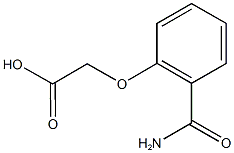 2-(2-carbamoylphenoxy)acetic acid,,结构式