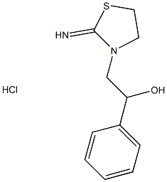 2-(2-imino-1,3-thiazolidin-3-yl)-1-phenylethan-1-ol hydrochloride