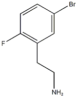 2-(5-bromo-2-fluorophenyl)ethan-1-amine Structure