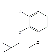 2-[(2,6-dimethoxyphenoxy)methyl]oxirane Struktur