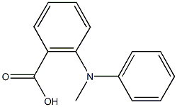2-[methyl(phenyl)amino]benzoic acid Struktur