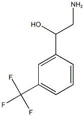 2-amino-1-[3-(trifluoromethyl)phenyl]ethan-1-ol 结构式