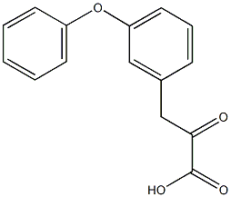 2-oxo-3-(3-phenoxyphenyl)propanoic acid Structure