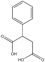 2-phenylbutanedioic acid 化学構造式