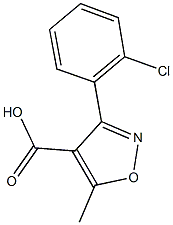  3-(2-chlorophenyl)-5-methyl-1,2-oxazole-4-carboxylic acid