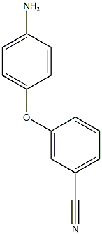 3-(4-aminophenoxy)benzonitrile Structure