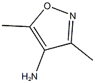 3,5-dimethyl-1,2-oxazol-4-amine,,结构式
