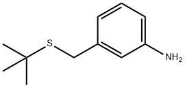 3-[(tert-butylsulfanyl)methyl]aniline,28288-27-9,结构式