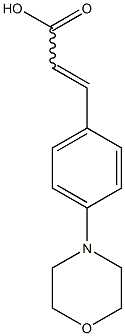 3-[4-(morpholin-4-yl)phenyl]prop-2-enoic acid