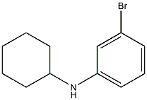 3-bromo-N-cyclohexylaniline,,结构式
