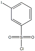 3-iodobenzene-1-sulfonyl chloride 化学構造式