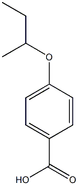 4-(butan-2-yloxy)benzoic acid Structure