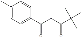 4,4-dimethyl-1-(4-methylphenyl)pentane-1,3-dione