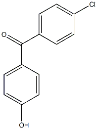 4-[(4-chlorophenyl)carbonyl]phenol,,结构式