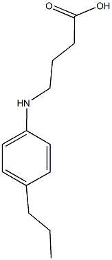 4-[(4-propylphenyl)amino]butanoic acid