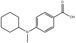 4-[cyclohexyl(methyl)amino]benzoic acid Structure