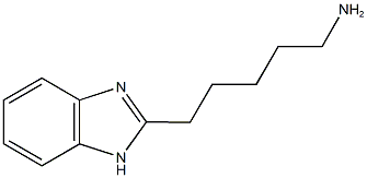 5-(1H-1,3-benzodiazol-2-yl)pentan-1-amine Struktur