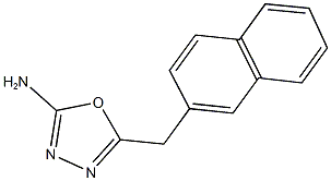 5-(naphthalen-2-ylmethyl)-1,3,4-oxadiazol-2-amine Structure