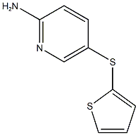 5-(thiophen-2-ylsulfanyl)pyridin-2-amine 结构式