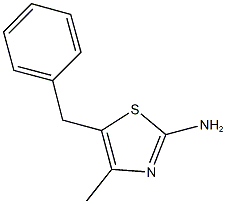 5-benzyl-4-methyl-1,3-thiazol-2-amine,,结构式