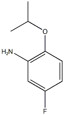 5-fluoro-2-(propan-2-yloxy)aniline 结构式