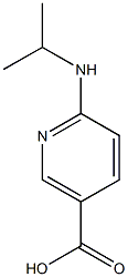 6-(propan-2-ylamino)pyridine-3-carboxylic acid Struktur