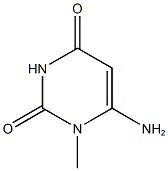 6-amino-1-methyl-1,2,3,4-tetrahydropyrimidine-2,4-dione Structure