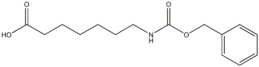 7-{[(benzyloxy)carbonyl]amino}heptanoic acid,,结构式