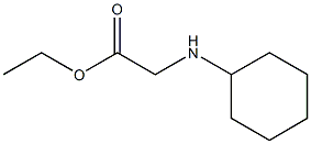 ethyl 2-(cyclohexylamino)acetate Struktur