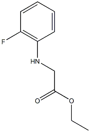 ethyl 2-[(2-fluorophenyl)amino]acetate Structure