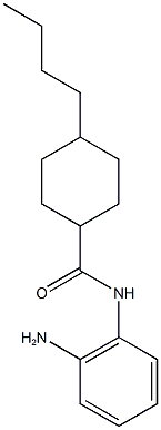 N-(2-aminophenyl)-4-butylcyclohexane-1-carboxamide Struktur