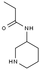 N-(piperidin-3-yl)propanamide Structure