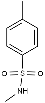N,4-dimethylbenzene-1-sulfonamide 结构式