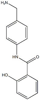 N-[4-(aminomethyl)phenyl]-2-hydroxybenzamide Structure