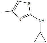 N-cyclopropyl-4-methyl-1,3-thiazol-2-amine Structure