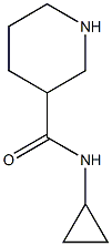 N-cyclopropylpiperidine-3-carboxamide Struktur