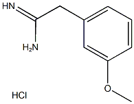 2-(3-Methoxyphenyl)ethanimidamide  hydrochloride Structure