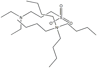 Tetrabutylammonium 3-(diethylamino)propane sulfonate 化学構造式