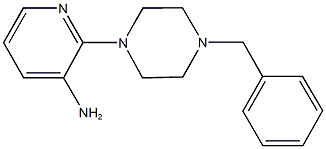 2-(4-Benzyl-1-piperazinyl)-3-pyridinylamine Structure